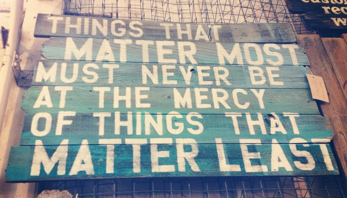 The little things